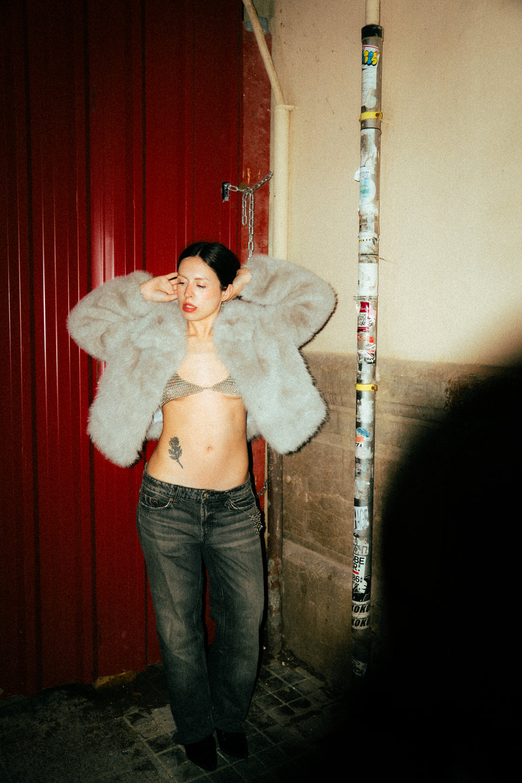 Metallic bralette