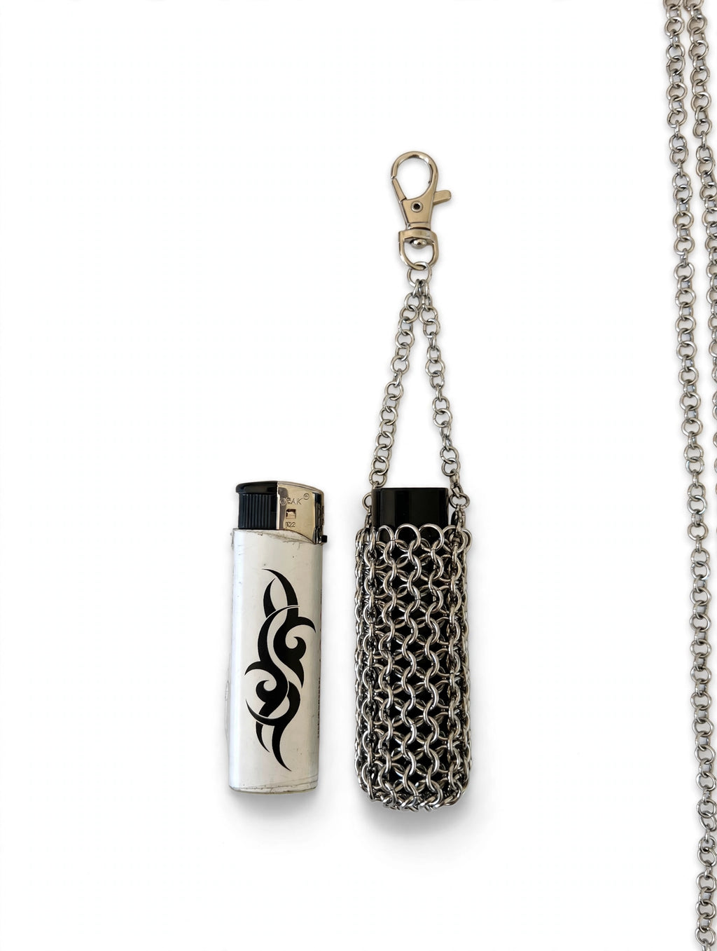 LIPSTICK AND LIGHTER HOLDER