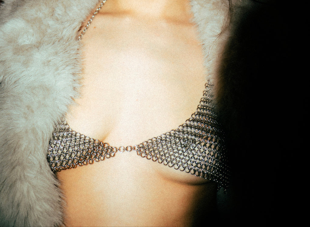 Metallic bralette